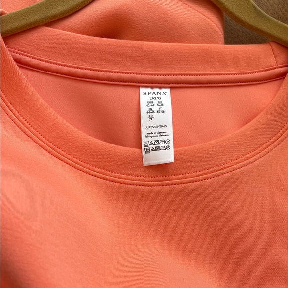 Spanx - Airessentials Cinched T-shirt Coral Mini Dress - Picture 9 of 9